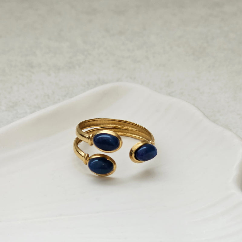 Lapis Lazuli Ring | Waterproof Jewellery