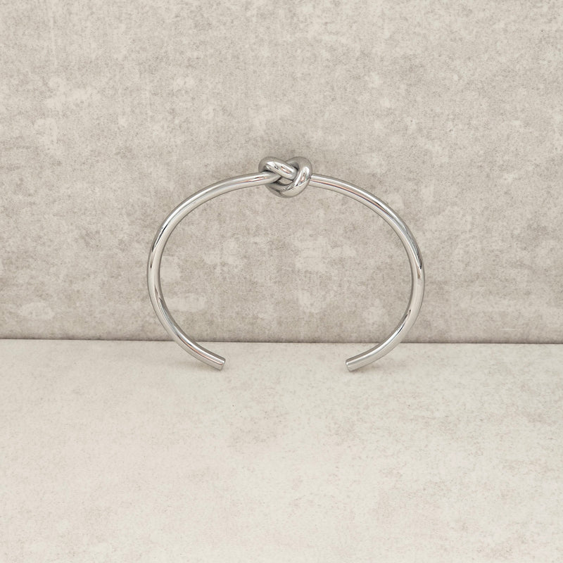 silver knot bangle waterproof