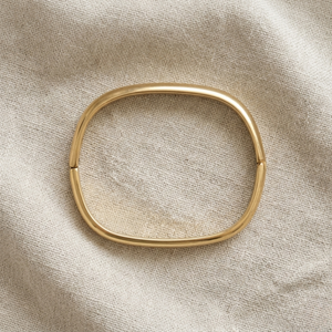 Square Bangle Gold