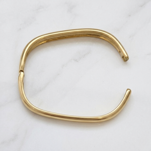 Square Bangle Gold