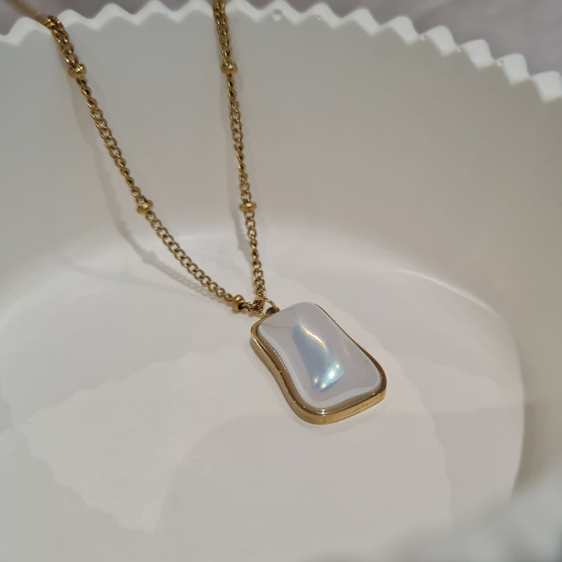Baroque Pearl Pendant, waterproof tarnish free necklace jewellery