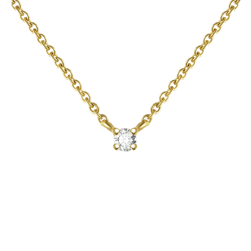 Dainty Diamond Necklace, minimalist diamond necklace, gift for her