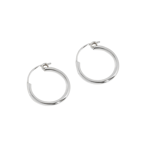 Minimalist Hoops Silver