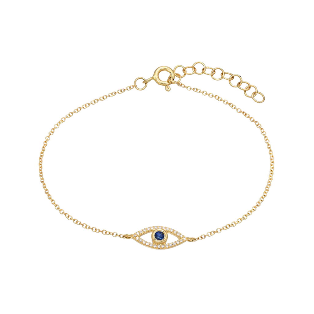 Evil Eye Bracelet, stacking gold bracelets, dainty gold bracelets, womens gold jewellery