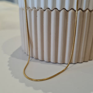 Extra Thin Snake Chain, tarnish free gold layering jewellery, gifts for her