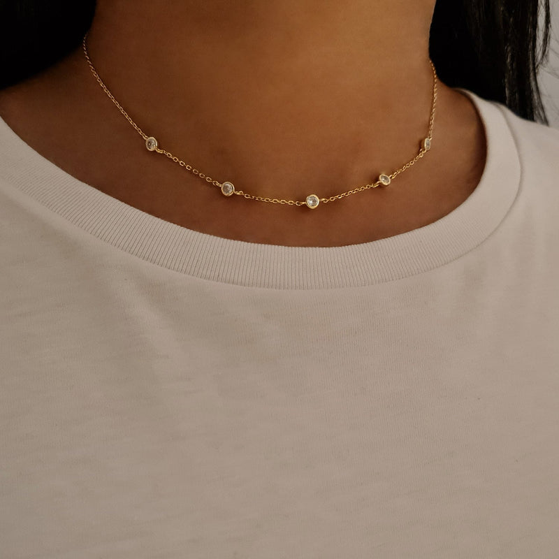 Constellation Choker Necklace, dainty necklaces, delicate gold necklace, stacking necklace, stacking jewellery