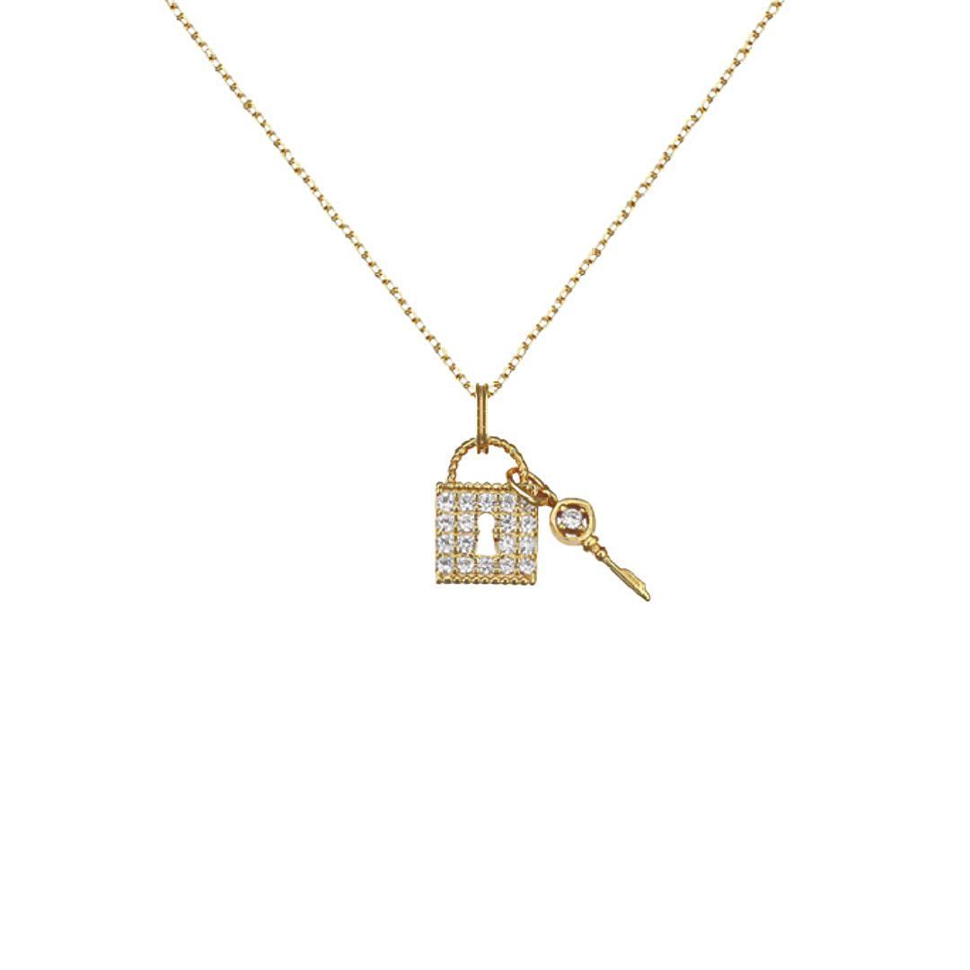 Lock And Key Necklace – A Sparkling Dawn Design