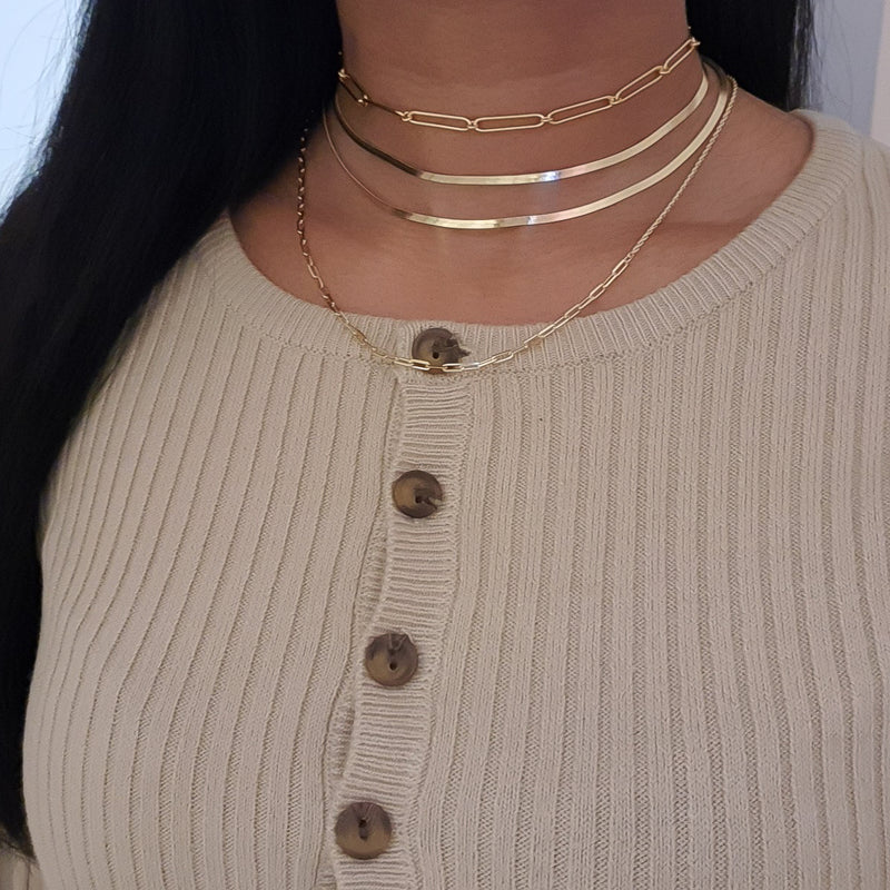gold twist and link chain, layering chain, layering necklace, link chains, demi fine jewellery, gold vermeil chain, gold vermeil necklace gold vermeil jewellery, uk jewellery brand, gifts for her, christmas gift ideas, paperclip gold chain