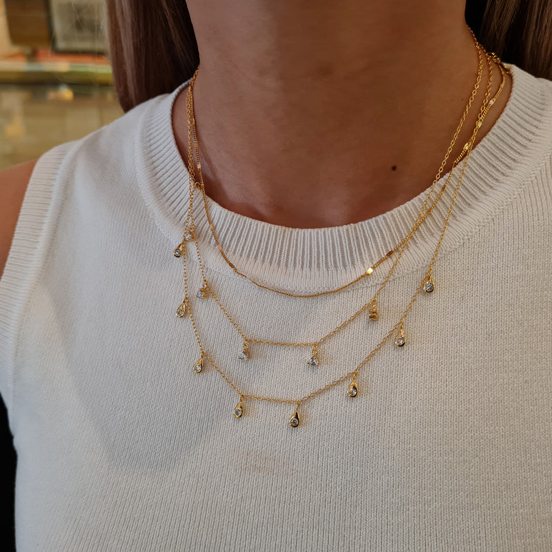 Dainty Interval Chain, dainty gold chain, gifts for her