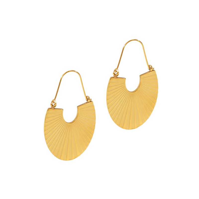 Sunray Earrings, statement minimalist earrings