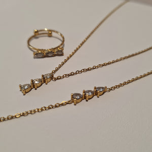 Teardrop Necklace, dainty tarnish free necklaces, gifts for her