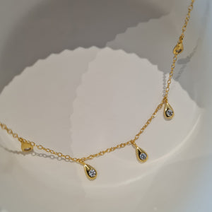 Teardrop Charm Necklace