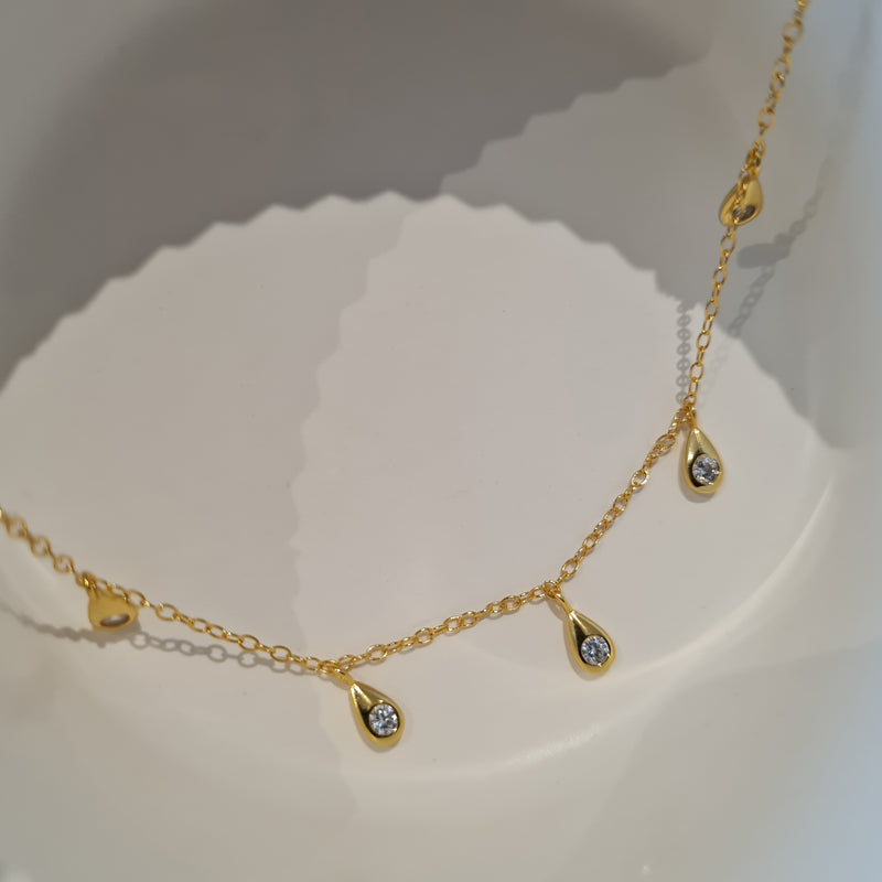 Teardrop Charm Necklace