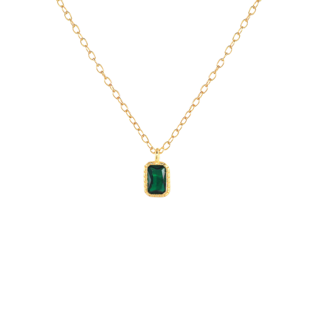 Dainty Green Necklace